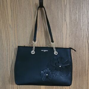 Karl Lagerfeld Black Shoulder Bag.
